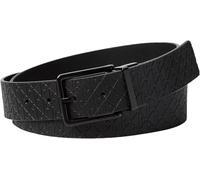 Calvin Klein Warmth Buckle Smooth 35mm Adj/Re Lv04d7063g, Cinture Uomo, Black (Black/Matte Black), 95 cm