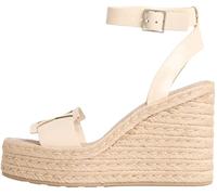 Calvin Klein Wedge Espad 70 Embl Lth Hw0hw02897, Espadrillas Zeppa Donna, Yellow (Light Cashew), 40 EU