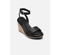 Calvin Klein - WEDGE SANDAL 70 - HE Nero - Scarpe di corda 41 Nero