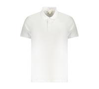 Calvin Klein White Cotton Men Polo - S