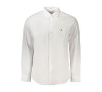 Calvin Klein White Cotton Men Shirt - XXL