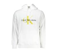 Calvin Klein White Cotton Men Sweatshirt - XL