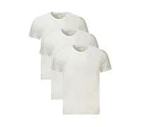 Calvin Klein White Cotton Men T-Shirt - XXL