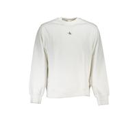 Calvin Klein White Cotton Men's Sweatshirt - XXL