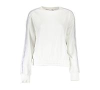 Calvin Klein White Cotton Women Sweatshirt - L