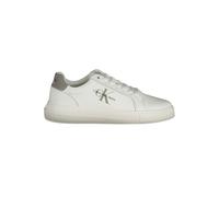 Calvin Klein White Leather Men's Sneaker - EU40/US7