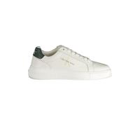 Calvin Klein White Leather Men's Sneaker - EU45/US12