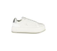 Calvin Klein White Leather Women Sneaker - EU37/US7