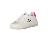 Calvin Klein White Leather Women Sneaker - EU40/US10