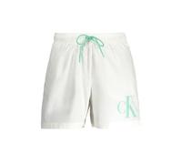 Calvin Klein White Polyester Men's Swim Boxer - S