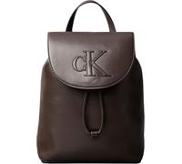 Calvin Klein Women Backpacks BOLD CK FLAP MINI BACKPACKLV04F3893G BROWN (Delicioso), One Size