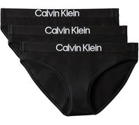 Calvin Klein Women Bikini 3PK Black (Black/Black/Black) XS