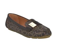 Calvin Klein Women's Lisa Loafer, Brown, 8.5