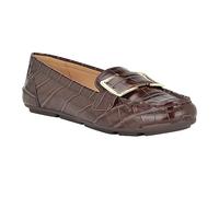 Calvin Klein Women's Lydia2 Loafer, Brown Croco 204, 5