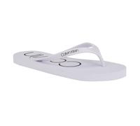 Calvin Klein Women's Salma Flip Flop, White, 11