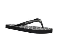 Calvin Klein Women's Sarminya Flip Flop, Black Mutli, 9