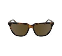 Calvin Klein Women's Sunglasses CK24537S - Havana/Black with Solid Light Brown Lens