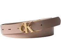 Calvin Klein Women'sFacted Ck Buckle 25mm ReV Adj M Lv04F7044GCinture, MARRONE, 125