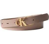 Calvin Klein Women'sFacted Ck Buckle 25mm ReV Adj M Lv04F7044GCinture, Marrone, 95