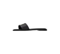 Calvin Klein Round Flat SNDL Lth Bar HW 2 Hw0hw02925, Sandali Piatti Donna, Black (Triple Black), 40 EU