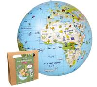 Caly Globe - Il mio globo gonfiabile "Les animaux" - Francese - Rif 049KF