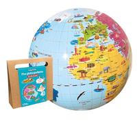 Caly Globe - Il mio globo gonfiabile "Meraviglie del mondo" - Francese - Rif 008KF