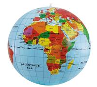 Caly Sarl 019F - Mappamondo Gonfiabile, Misura 50 cm