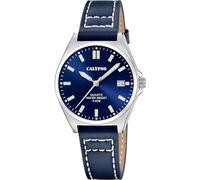 Calypso Orologio Analogico Donna K5869/3 Al Quarzo - Resistente all'Acqua 5 ATM Movimento ad Alta Precisione - Stile Elegante e Classico - Cinturino in Pelle Blu - Basic
