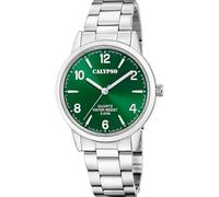 Calypso Orologio Analogico Uomo K5858/5 Quarzo - Resistente all'Acqua 5 ATM Movimento ad Alta Precisione - Stile Elegante e Classico - Cinturino in Acciaio Inossidabile Argentato - Basic