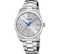 Calypso Orologio Analogico Uomo K5862/2 Quarzo - Resistente all'Acqua 5 ATM Movimento ad Alta Precisione - Stile Elegante e Classico - Cinturino in Acciaio Inossidabile Argentato - Basic