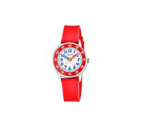 Calypso Orologio Bambini K5826/4 Digitana cassa di Acciaio inossidabile 316l Silver cinturino in Gomma Rosso