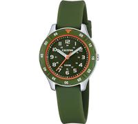 Calypso Orologio Bambino Analogico - Gomma Verde - Movimento al Quarzo - Vetro ad Alta Resistenza - Impermeabile 10 ATM - Junior Collection - K5847/2