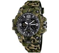 Calypso Orologio Digitale Analogico Uomo Gomma - Quarzo, 5 ATM, Data, Cronografo, Doppio Fuso, Luce, Allarme, 12/24 h - K5855 X-Trem