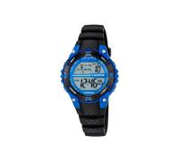 Calypso Orologio Digitale Bambino - Caucciù Nero - Impermeabile 10 ATM - Data Calendario Cronografo Doppio Orario Luce Allarme 12/24h - K5684/5