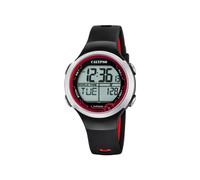 Calypso Orologio Digitale Unisex Uomo Donna in Caucciù Nero - Resistente all’Acqua 10 ATM - Data, Calendario, Cronografo, Doppio Orario, Luce, Allarme, 12/24 h K5799/6