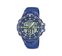 Calypso Watches Orologio analogico-digitale uomo K5766/1 - 10 ATM, Cronografo, Cinturino blu