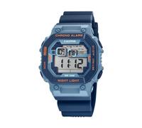Calypso Orologio Digitale Uomo Gomma Blu - 10 ATM, Data, Cronografo, Doppio Fuso, Luce, Allarme, 12/24 h - K5840/1 Flash Time