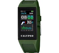 CALYPSO Orologio Modello K8501 / 3 della Collezione SMARTWATCH, Cassa 23,80/41,30 mm con Cinturino in caucciù Verde da Uomo K8501/3