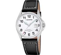 Calypso Orologio Uomo Analogico Cinturino Pelle - Quarzo - Data - Vetro Minerale Resistente - Impermeabile 5 ATM Elegante K5870 Basic