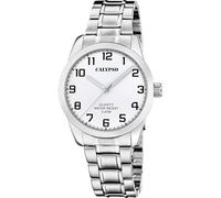 Calypso Orologio Uomo K5866/1 - Acciaio inox 316L Quarzo Vetro minerale 5 ATM Argento Basic