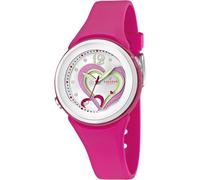 Calypso Orologio Donna Analogico - Caucciù Rosa - Movimento al Quarzo - Vetro Resistente - Impermeabile 10 ATM - Trendy - K5576/5