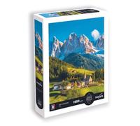 Calypto 3907053 Dolomiti Puzzle da 1000 pezzi Soft Touch Paesaggio con superficie vellutata, per adulti e bambini dai 9 anni in su, Colore, Sentosphere-7050