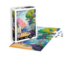Calypto 3907308 Genova Capo di Noli Soft Touch 1000 Pezzi Puzzle Artificiale Superficie Vellutata per Adulti e Bambini dai 9 Anni In su Paul Signac, Colore