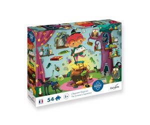 Calypto 3907806 - Puzzle da 54 pezzi, con soft touch, puzzle per bambini con grandi parti e superficie vellutata, con poster puzzle, per bambini dai 5 anni in su, per magia, rifinitura