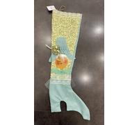 CALZA BEFANA ARTIGIANALE "LE COSE DI GIÒ" 59x25cm EPIFANIA REGALO