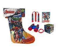 Calza Befana AVENGERS CON ACCESSORI CALZETTONE 4 GIOCHI BAMBINI