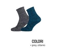 Calza Corta Reversibile 2 Paia Taglia Unica