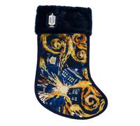 Calza da collezione Doctor Who TARDIS Decorazione notte stellata Regalo Whovian
