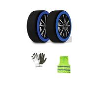 CALZA DA NEVE TAGLIA L PER GOMMA AUTO CALZE NEVE GHIACCIO PNEUMATICO 225/40-18 (77963) SET DI 2 PEZZI GOODYEAR OMOLOGATE PER VETTURE MONTAGGIO SU RUOTE MOTRICI STAR GRIPPER PLUS SERIES