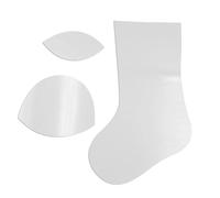 Calza Di Calcio Di Natale - Modelli Di Stoccaggio Di Natale Per Il Cucito | Modello Di Calza Di Base Modello Di Righello Da Cucito, Kit Di Stoccaggio Di Natale Fai-da-te Fatti A Mano, Guida Al Cucito